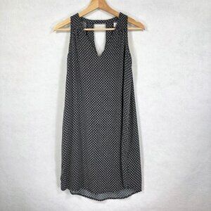 🔥 3/$15 🔥 Old Navy Black White V-Neck Floral Print Lightweight Shift Dress S